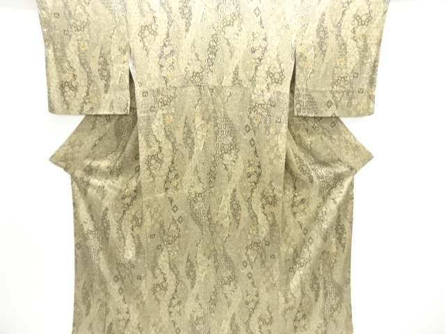 二代目更甚作　花更紗模様小紋着物